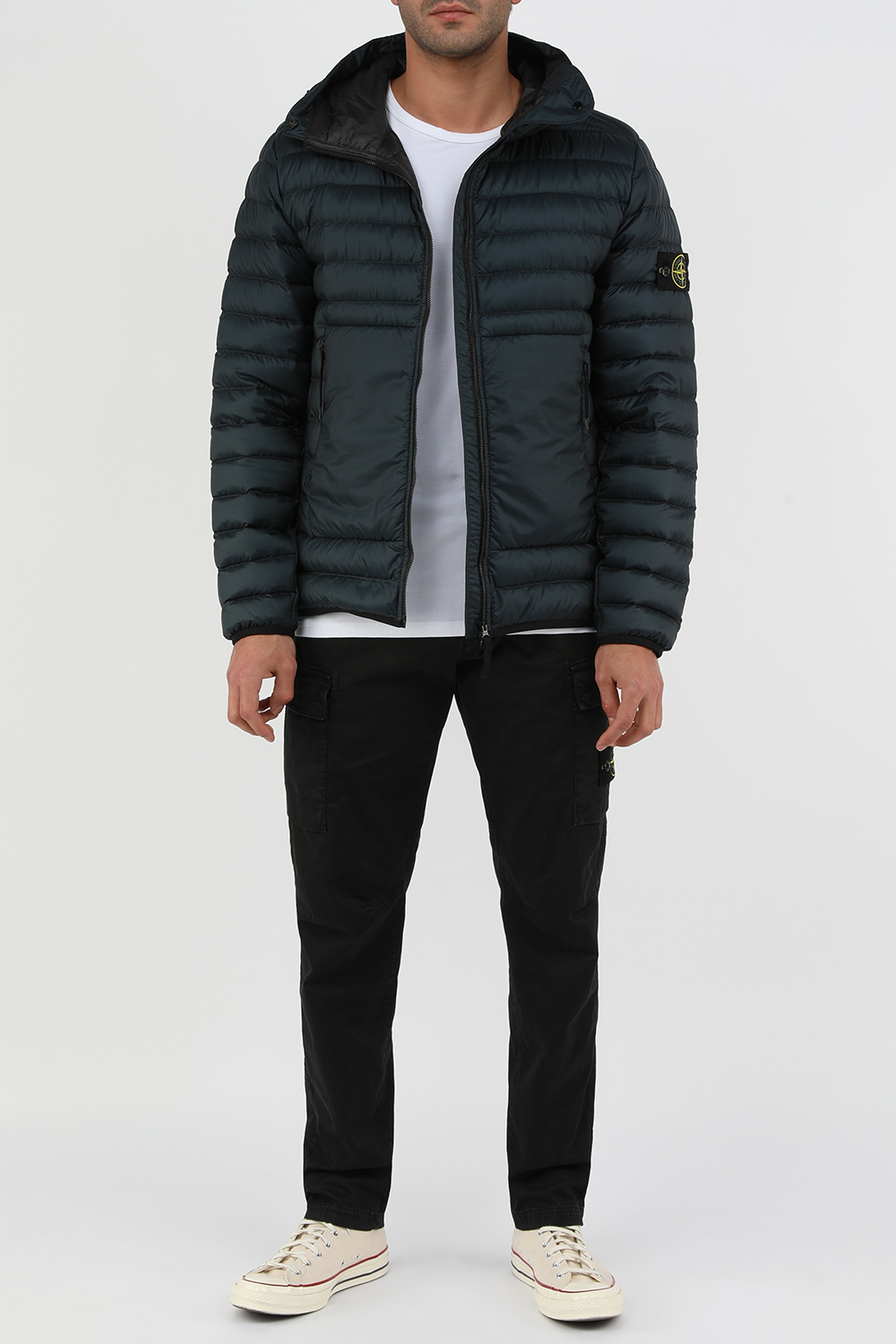 מעיל ריל דאון קפוצ'ון כחול